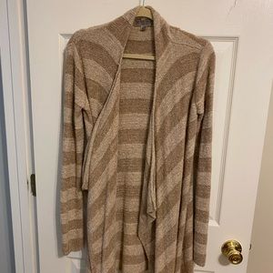 Barefoot Dreams Striped Cardigan Small